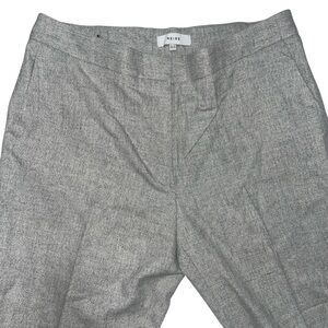 Reiss Charcoal Textured Trousers